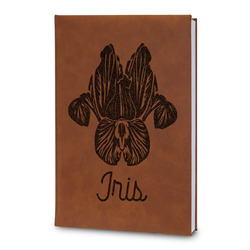 Irises (Van Gogh) Leatherette Journal - Large - Double Sided