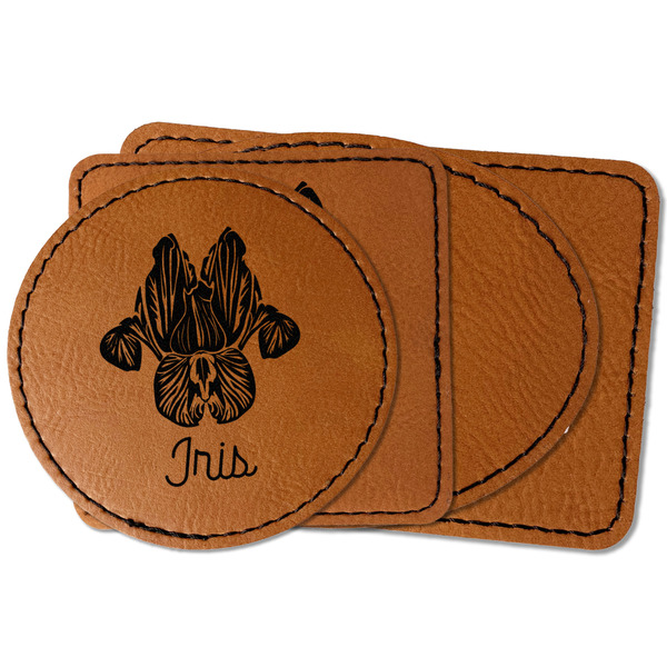 Custom Irises (Van Gogh) Faux Leather Iron On Patch
