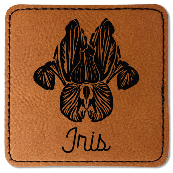 Irises (Van Gogh) Leatherette Patches - Square