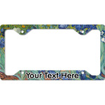 Irises (Van Gogh) License Plate Frame - Style C
