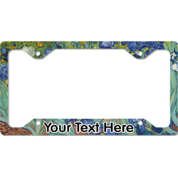 Irises (Van Gogh) License Plate Frame - Style C