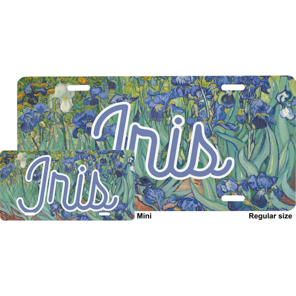 Irises (Van Gogh) License Plate (Sizes)
