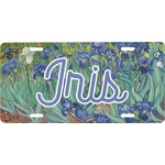 Irises (Van Gogh) Front License Plate