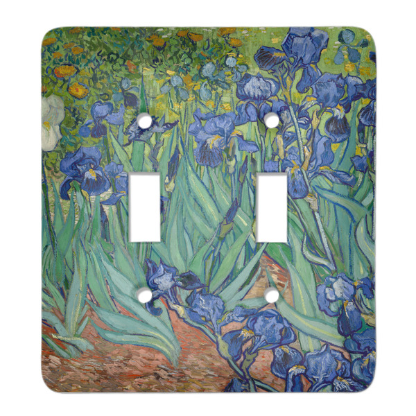 Custom Irises (Van Gogh) Light Switch Cover (2 Toggle Plate)