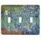 Irises (Van Gogh) Light Switch Covers (3 Toggle Plate)