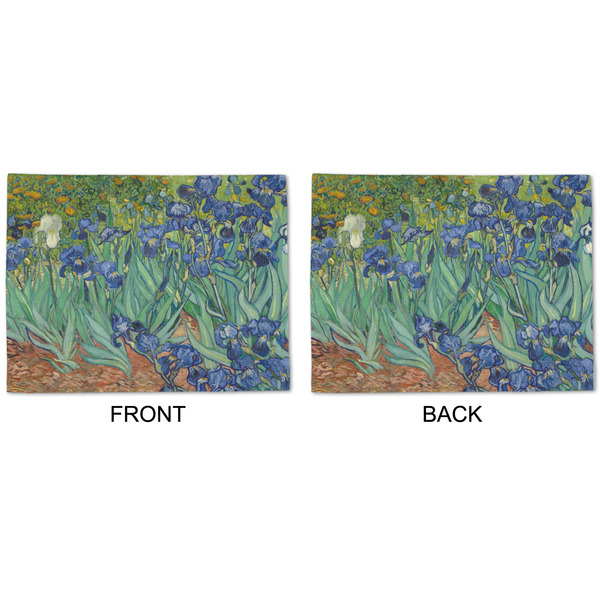 Irises (Van Gogh) Linen Placemat - APPROVAL (double sided)
