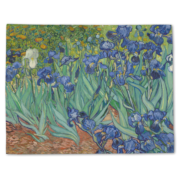 Custom Irises (Van Gogh) Single-Sided Linen Placemat - Single