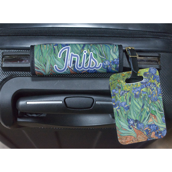 Irises (Van Gogh) Luggage Wrap & Tag