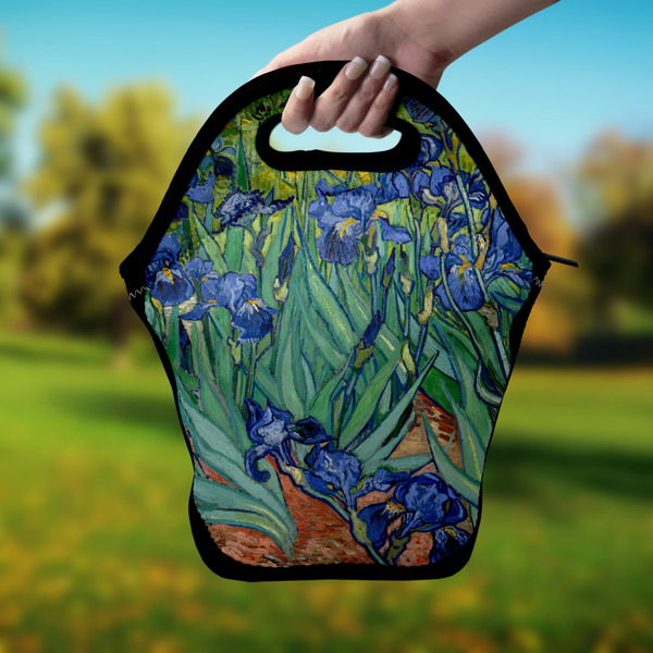 Irises (Van Gogh) Lunch Bag - Hand