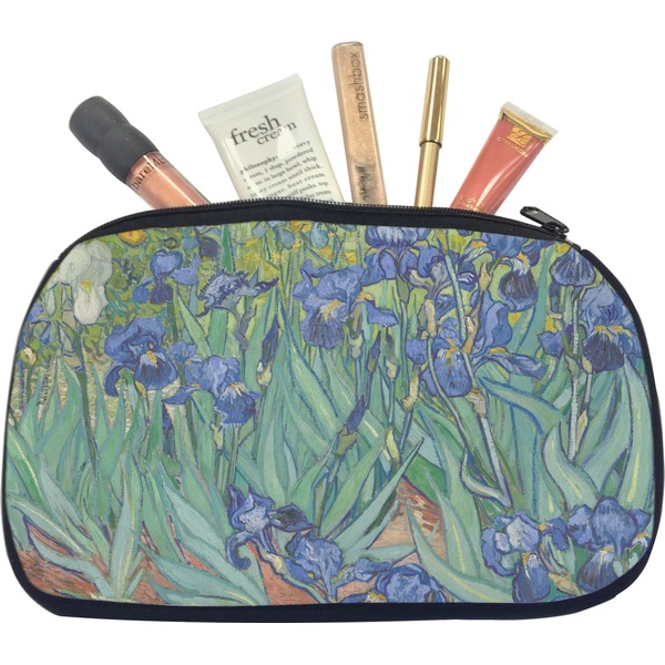 Custom Irises (Van Gogh) Makeup / Cosmetic Bag - Medium