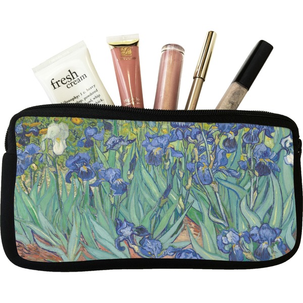 Custom Irises (Van Gogh) Makeup / Cosmetic Bag - Small