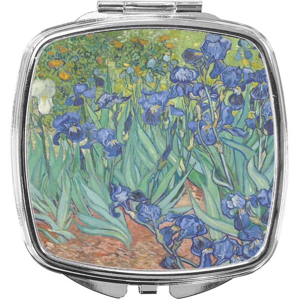 Custom Irises (Van Gogh) Compact Makeup Mirror