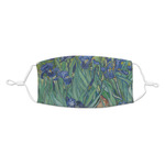 Irises (Van Gogh) Kid's Cloth Face Mask - Standard