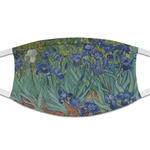 Irises (Van Gogh) Cloth Face Mask (T-Shirt Fabric)