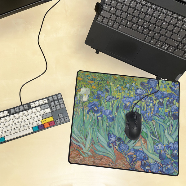 Irises (Van Gogh) Medium Gaming Mats - LIFESTYLE