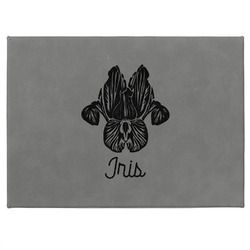 Irises (Van Gogh) Medium Gift Box w/ Engraved Leather Lid