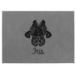 Irises (Van Gogh) Medium Gift Box w/ Engraved Leather Lid