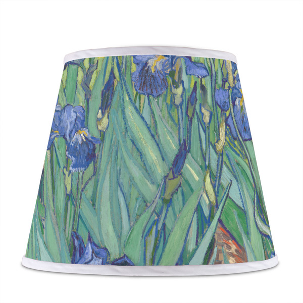 Irises (Van Gogh) Poly Film Empire Lampshade - Front View