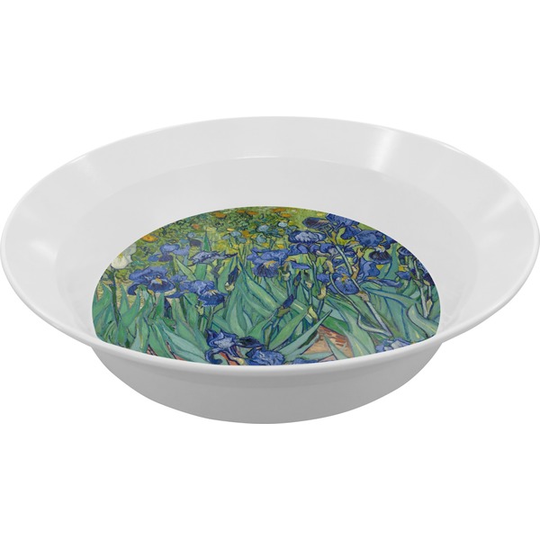 Custom Irises (Van Gogh) Melamine Bowl