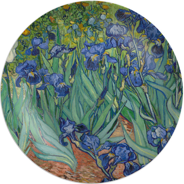 Custom Irises (Van Gogh) Melamine Plate