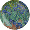 Irises (Van Gogh) Melamine Plate 8 inches