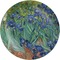 Irises (Van Gogh) Melamine Plate (Personalized)