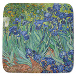 Irises (Van Gogh) Memory Foam Bath Mat - 48"x48"