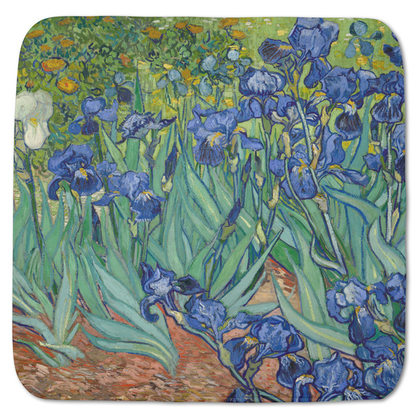 Custom Irises (Van Gogh) Memory Foam Bath Mat - 48"x48"