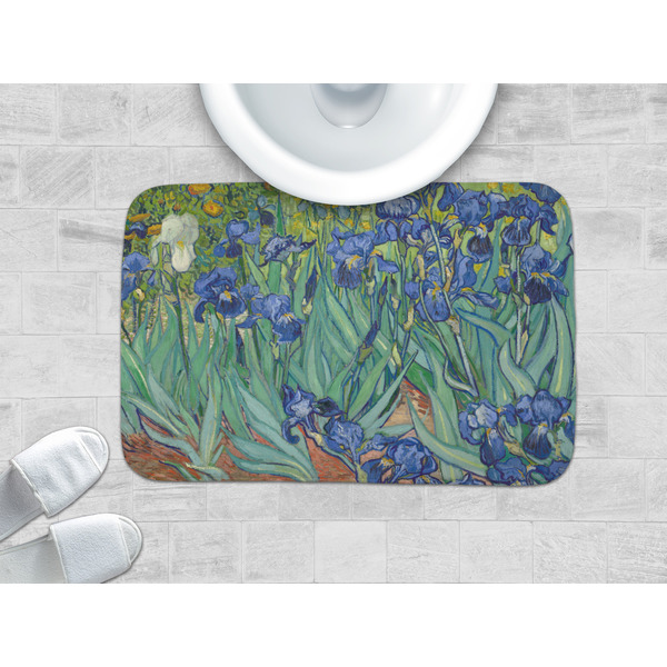 Irises (Van Gogh) Memory Foam Bath Mat - LIFESTYLE 34x21