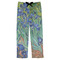 Irises (Van Gogh) Mens Pajama Pants - Flat