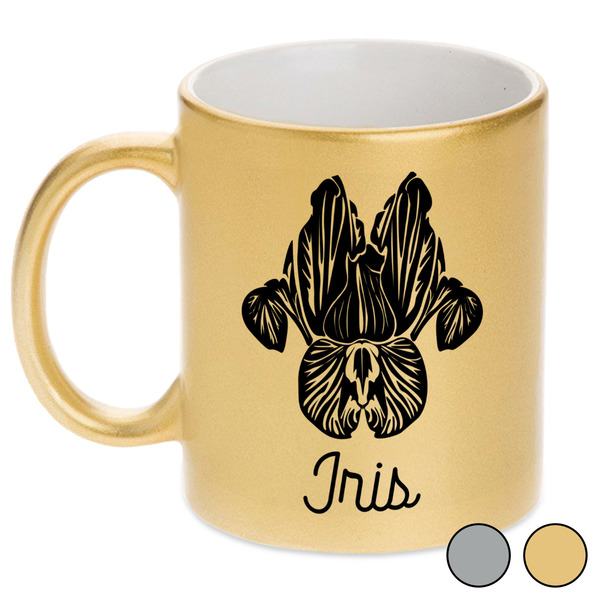 Irises (Van Gogh) Metallic Mugs