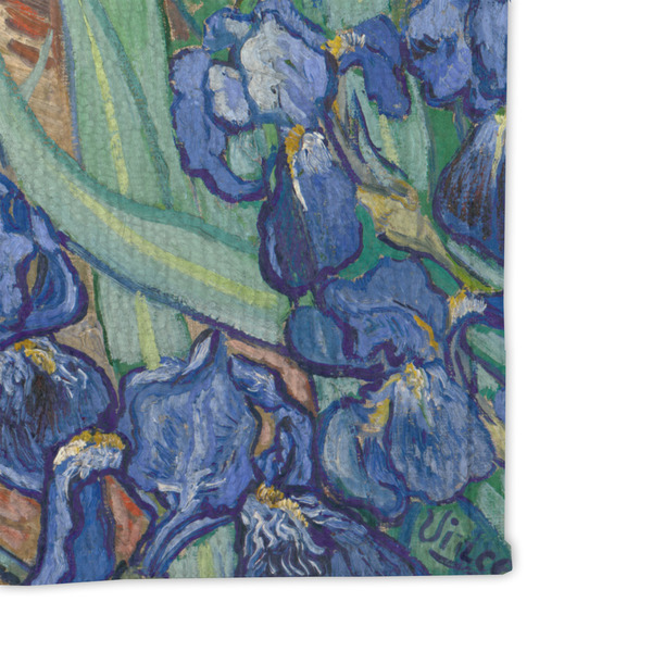 Irises (Van Gogh) Microfiber Dish Rag - DETAIL