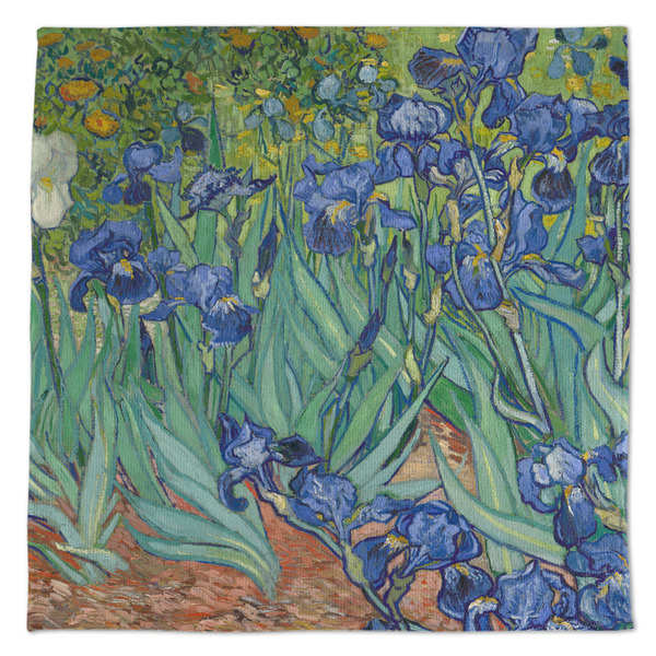 Custom Irises (Van Gogh) Microfiber Dish Towel