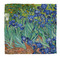 Irises (Van Gogh) Microfiber Dish Rag - Front/Approval