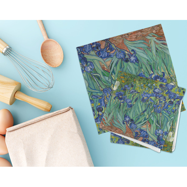 Irises (Van Gogh) Microfiber Dish Rag - LIFESTYLE