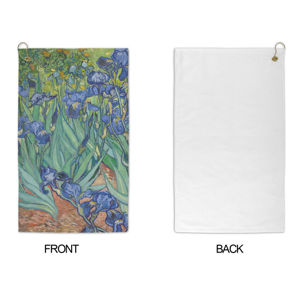 Irises (Van Gogh) Microfiber Golf Towels - APPROVAL