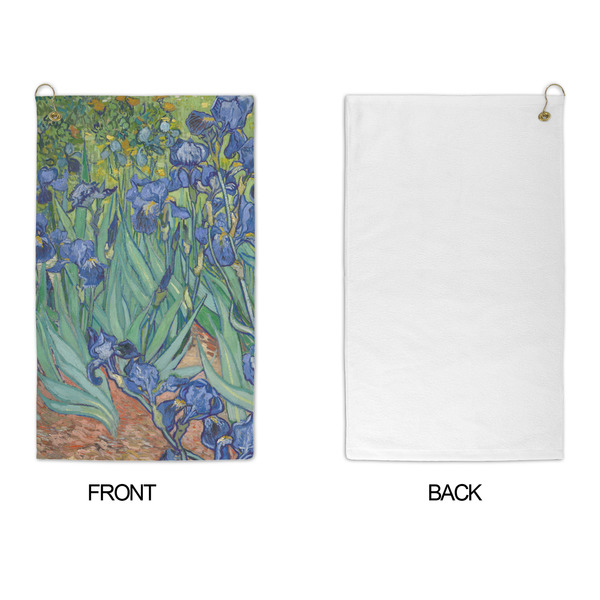 Irises (Van Gogh) Microfiber Golf Towels - APPROVAL