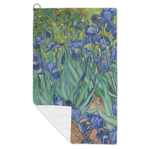 Irises (Van Gogh) Microfiber Golf Towels - FOLD