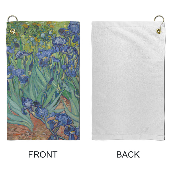 Irises (Van Gogh) Microfiber Golf Towels - Small - APPROVAL