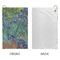 Irises (Van Gogh) Microfiber Golf Towels - Small - APPROVAL