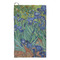 Irises (Van Gogh) Microfiber Golf Towels - Small - FRONT