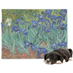 Irises (Van Gogh) Dog Blanket - Large