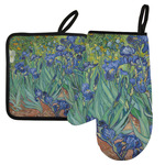 Irises (Van Gogh) Left Oven Mitt & Pot Holder Set