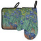 Irises (Van Gogh) Left Oven Mitt & Pot Holder Set