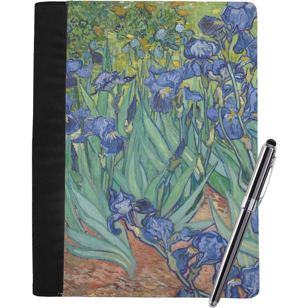 Custom Irises (Van Gogh) Notebook Padfolio - Large