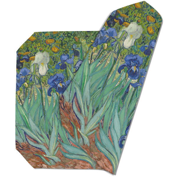 Custom Irises (Van Gogh) Dining Table Mat - Octagon (Double-Sided)