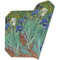 Irises (Van Gogh) Octagon Placemat - Double Print (folded)