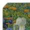 Irises (Van Gogh) Octagon Placemat - Single front (DETAIL)