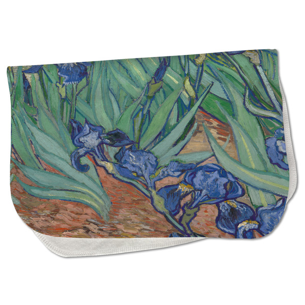 Custom Irises (Van Gogh) Burp Cloth - Fleece