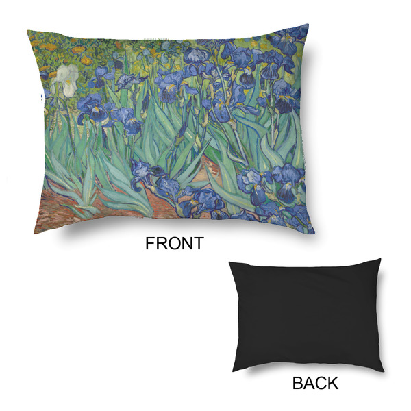 Irises (Van Gogh) Outdoor Dog Beds - Medium - APPROVAL